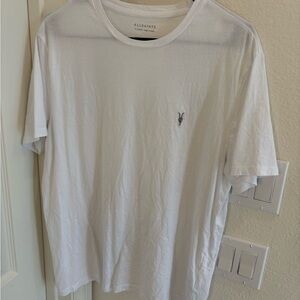 All Saints Classic White Short Sleeve Tee